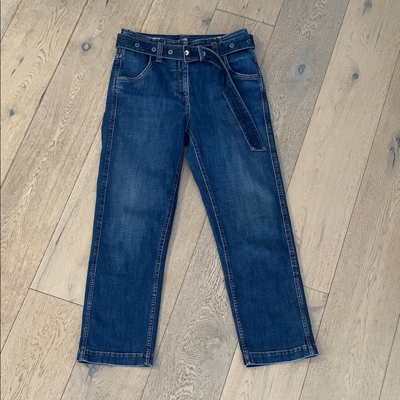 Brunello Cucinelli | Offbeat Belted Jean - Picture 2 of 8